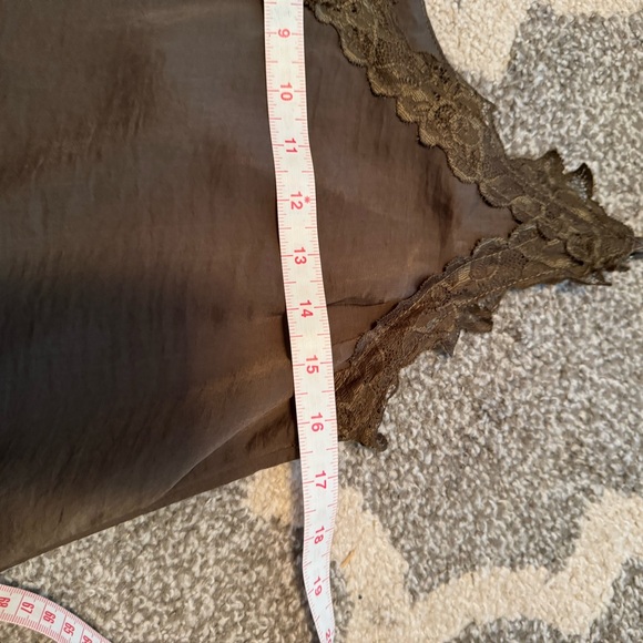 Entro Army green Lace Trim Sleeveless Camisole - Picture 4 of 12